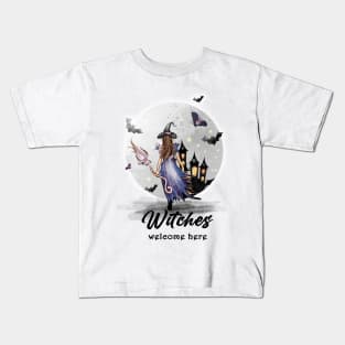 witches welcome Kids T-Shirt